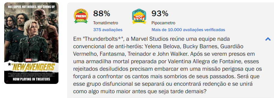 image-124 Thunderbolts tem data de estréia no Disney + revelada
