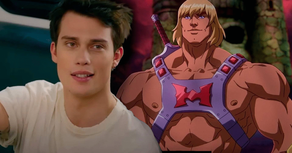 image-600-1024x538 He-Man: Vídeo de Bastidores Mostra Nicholas Galitzine em Ação e Revela o Estilo de Luta do Herói