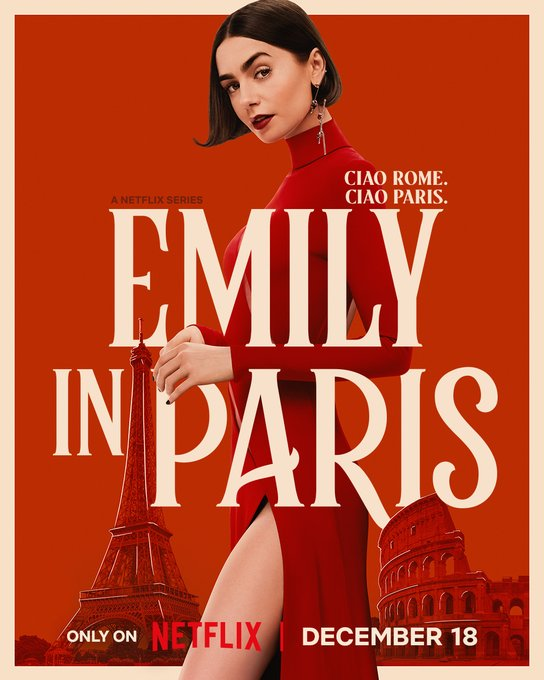 image-227 Emily em Paris 5ª temporada: Estreia, Roma, Tretas e Novo Pôster!